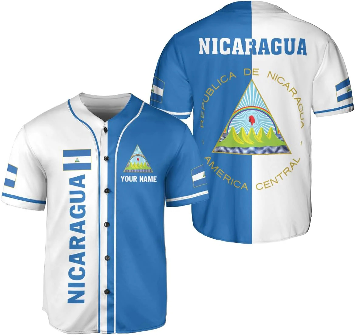 Mens Fashion Baseball Jersey - Camiseta de Béisbol Personalizada con Diseño