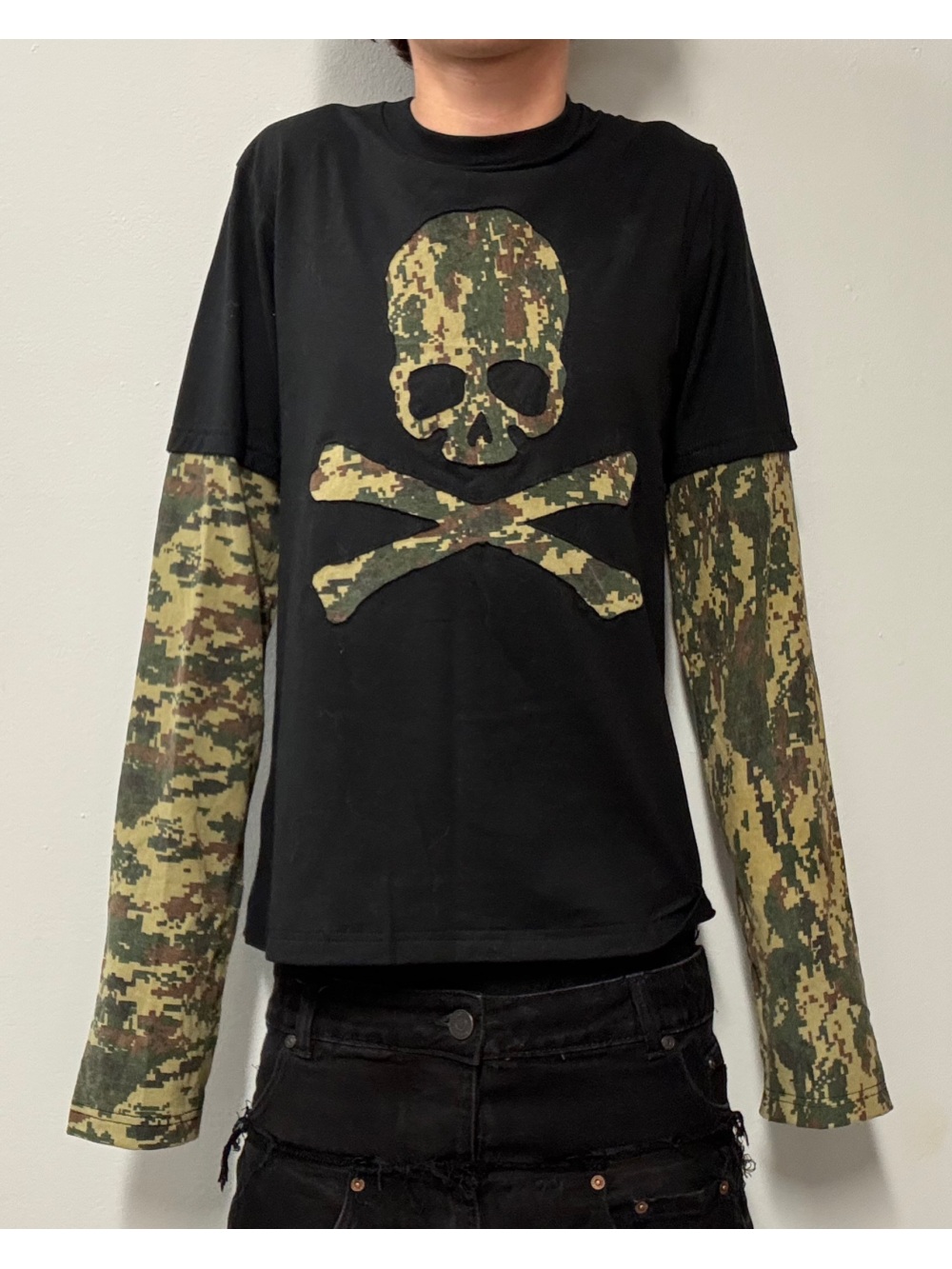 Men'S Tops Fashion - 2026 nuevo esqueleto de camuflaje retro