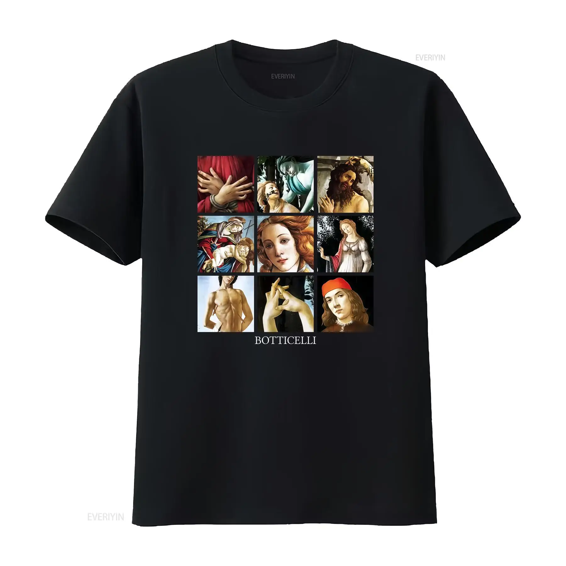 Men'S Fashion History - Camiseta con detalles de Botticelli, estilo