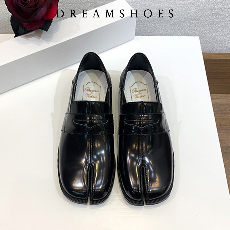 Suede Loafers Men - Zapatos Tabi, Mocasines Sin Cordones para