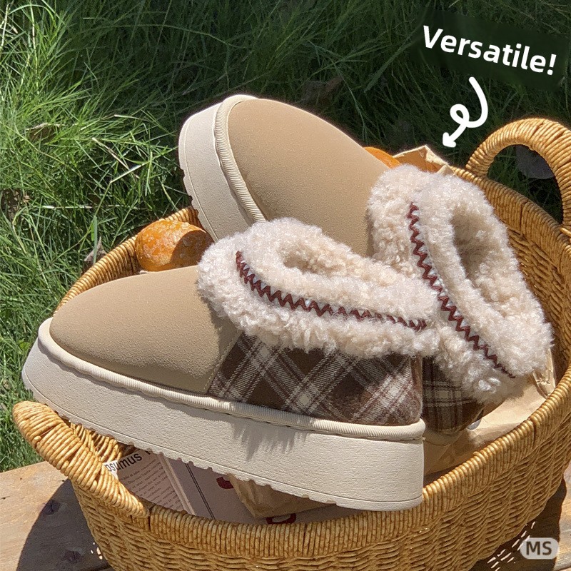 Men Fashion Elegant - Pantuflas de Plataforma Afelpadas 2026 para