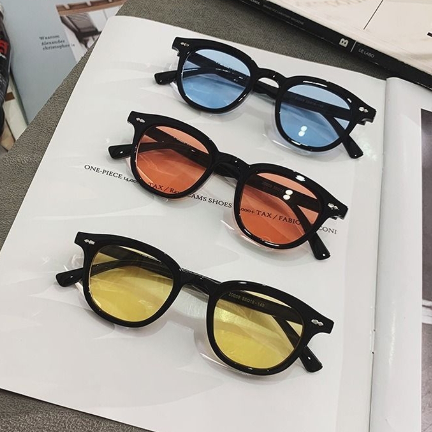 Men'S Fashion Round Glasses - Nuevas Gafas de Sol Redondas Pequeñas