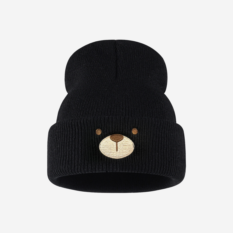 Beanie Winter Hat - Gorro de Punto con Puño para