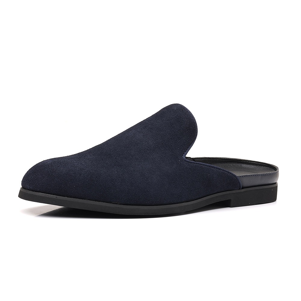 Suede Loafers Men - Mules de Gamuza para Hombre, Mocasines