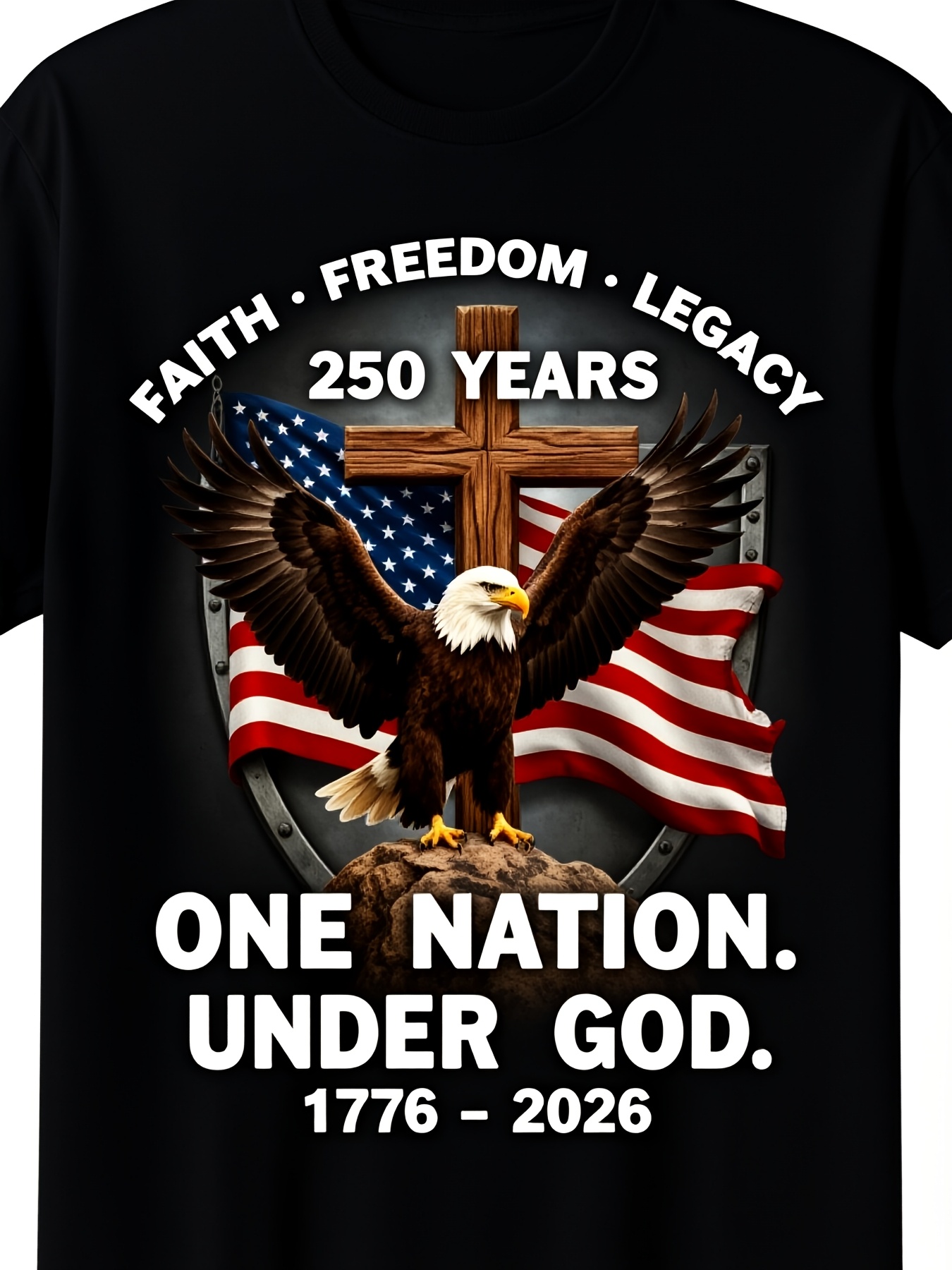 Men'S Fashion History - Camiseta del 250.º aniversario de EE.