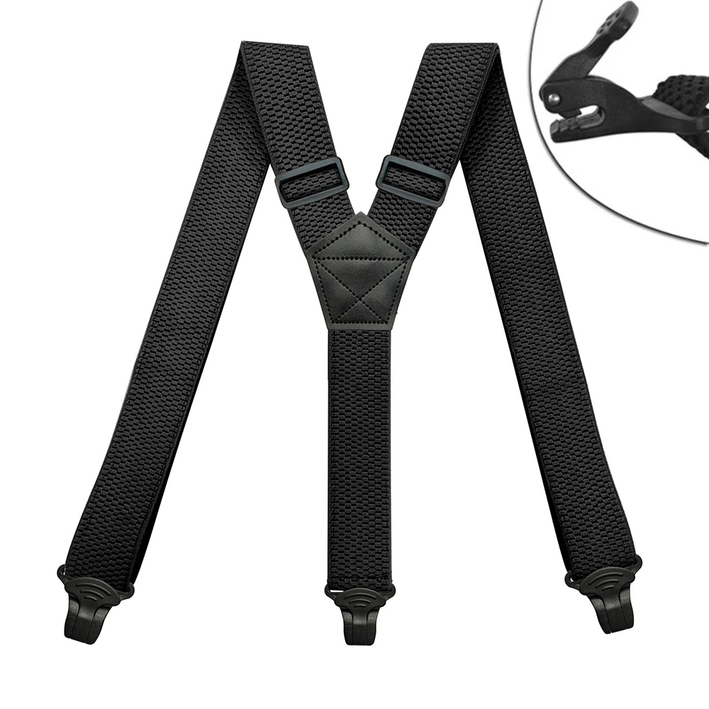 Suspenders Clip Men - Tirantes resistentes para hombres, trabajo al