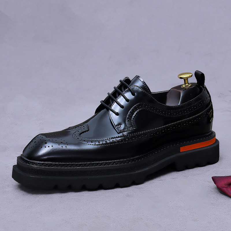 Oxford Shoes Brogue - Zapatos Oxford con plataforma Brogue para