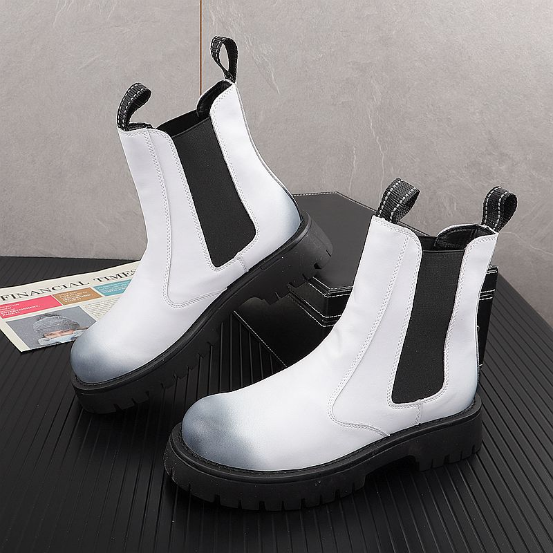 Men'S Fashion Brands - Botas de cuero genuino de lujo