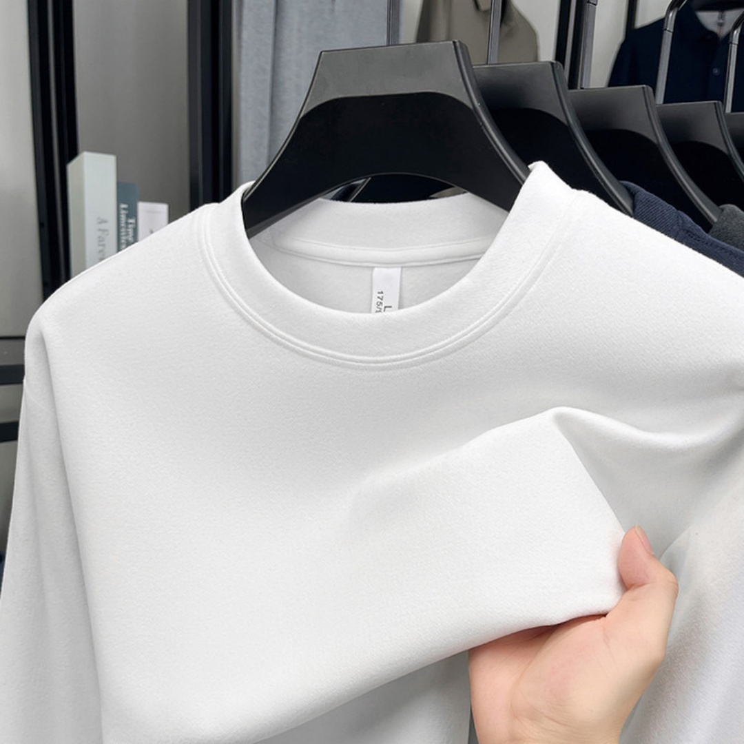 Men'S Fashion Brands - Camiseta de manga larga con cuello
