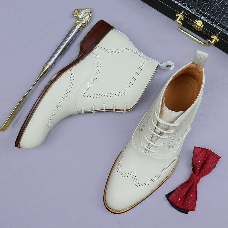 Men Fashion Elegant - Elegantes Botas Chelsea de Cuero Genuino