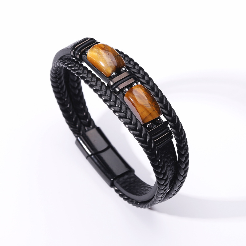 Men'S Fashion Lk - Una pulsera de piedra ojo de