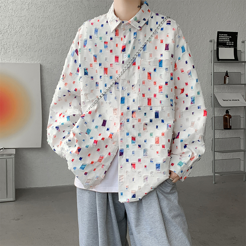 Men'S Fashion Over 50 - Camisa de algodón ahuecada para hombre,