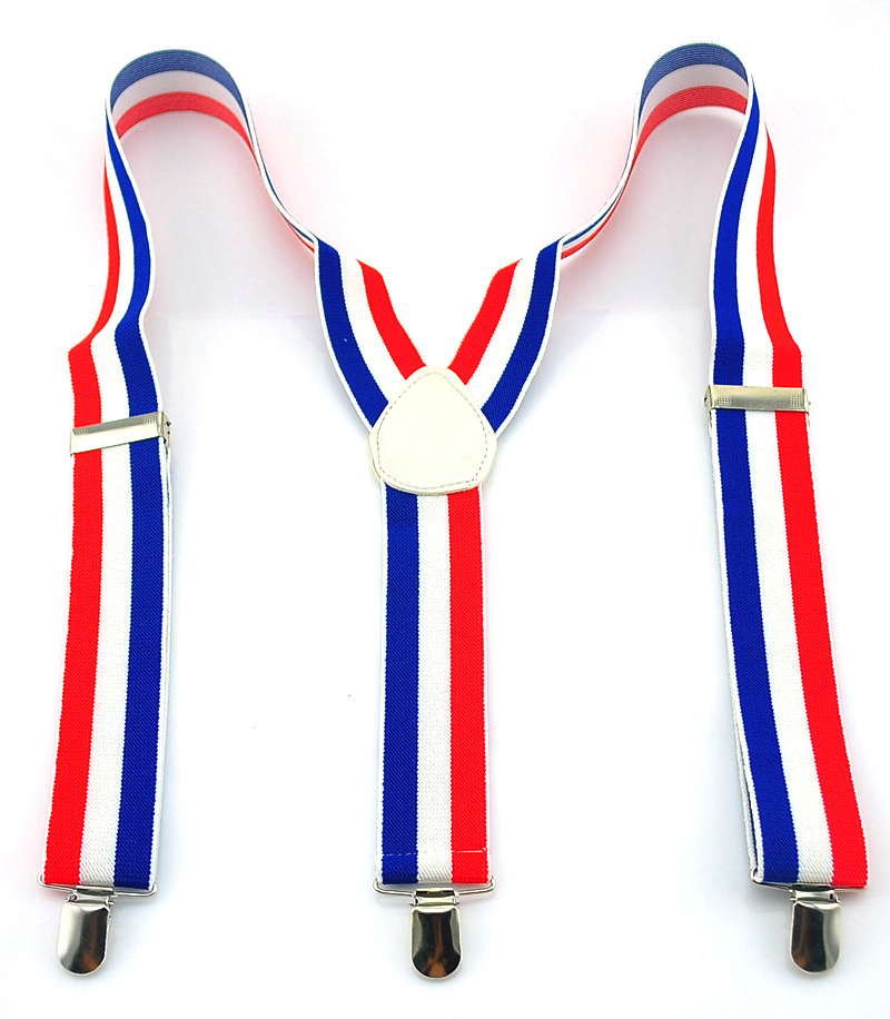Suspenders Clip Men - Nuevo Tirantes de 6 rayas de