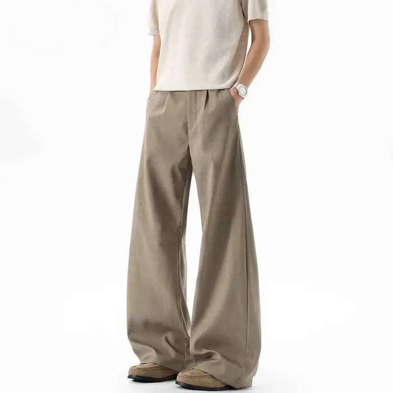Men'S Fashion Khaki Pants - Pantalones de Traje para Hombre, Color