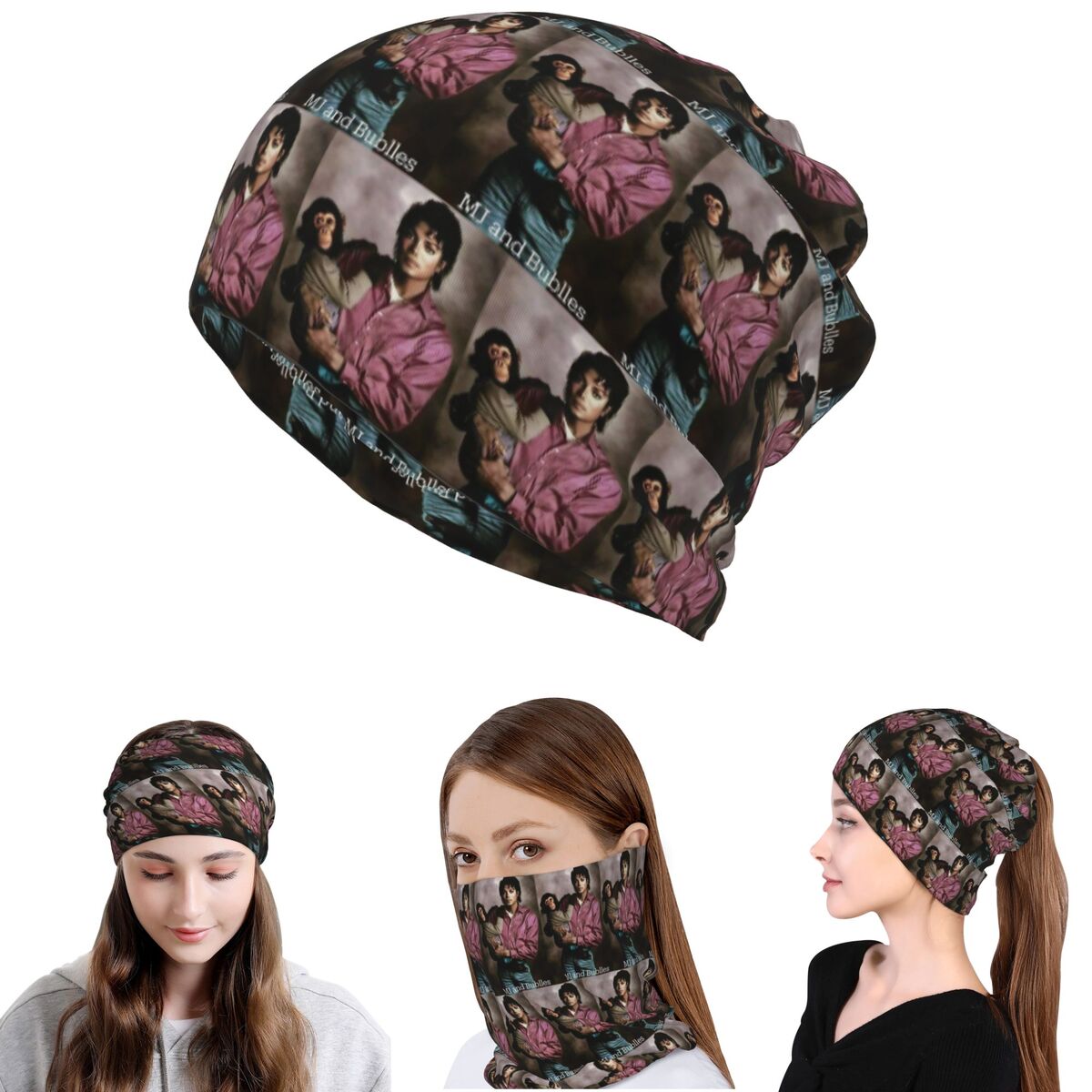 Beanie Winter Hat - Pañuelo multifunción para el cuello de