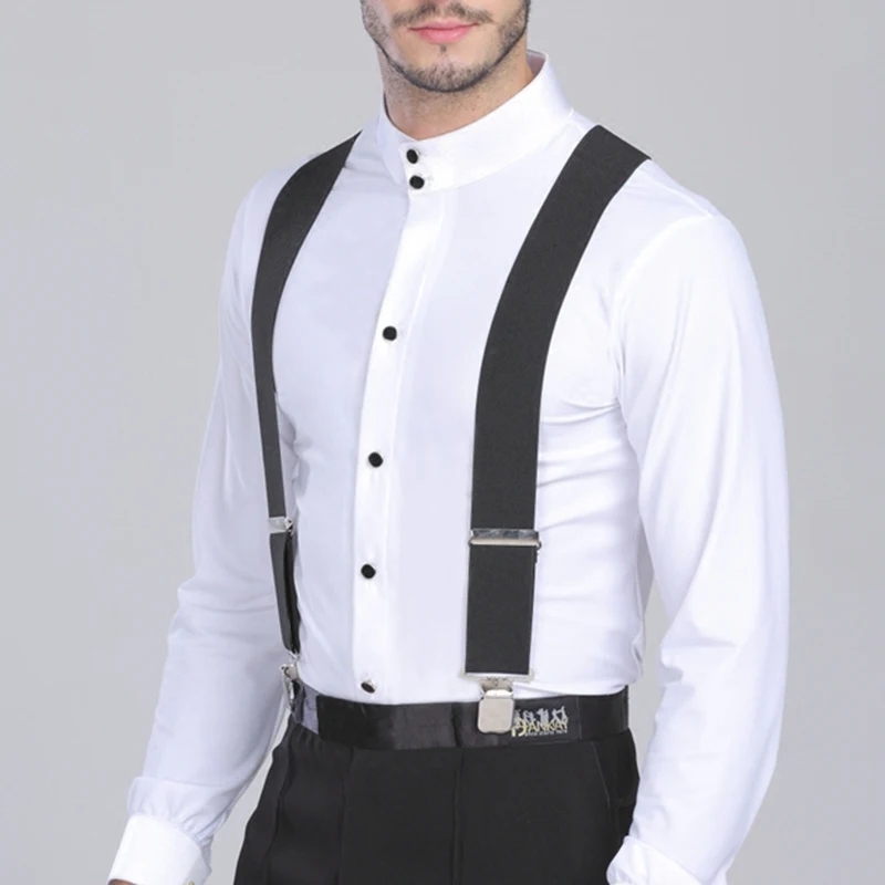 Suspenders Clip Men - Tirantes resistentes de gran tamaño para