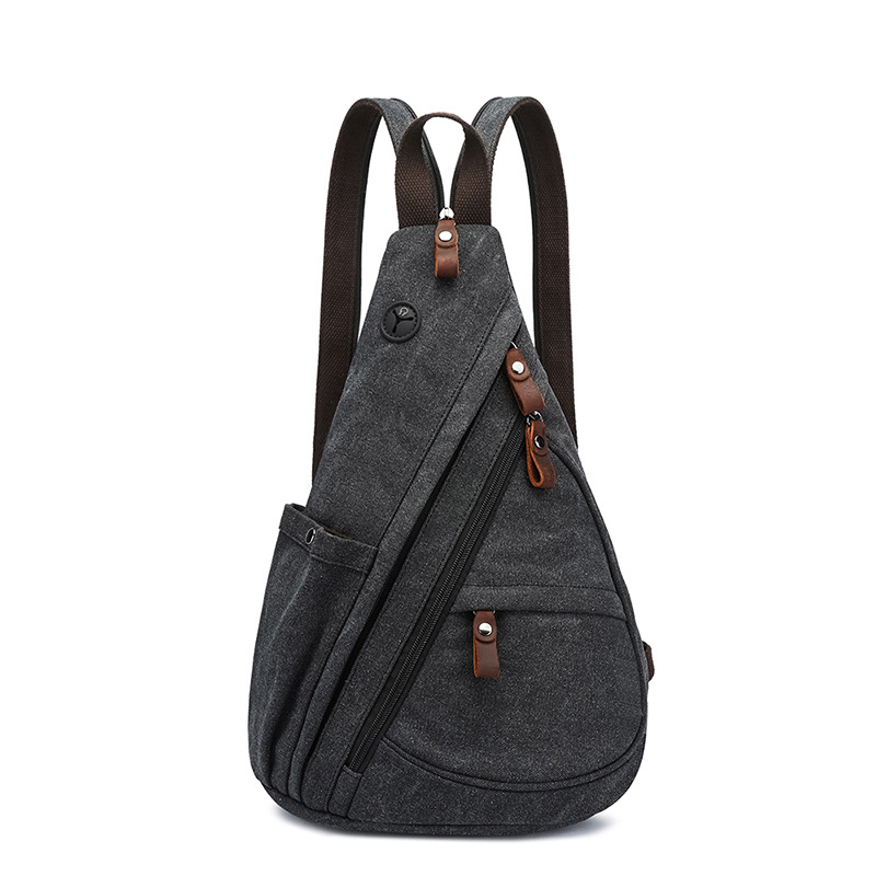 Mens Fashion Blog - Bolso bandolera de lona Convertible, bolso