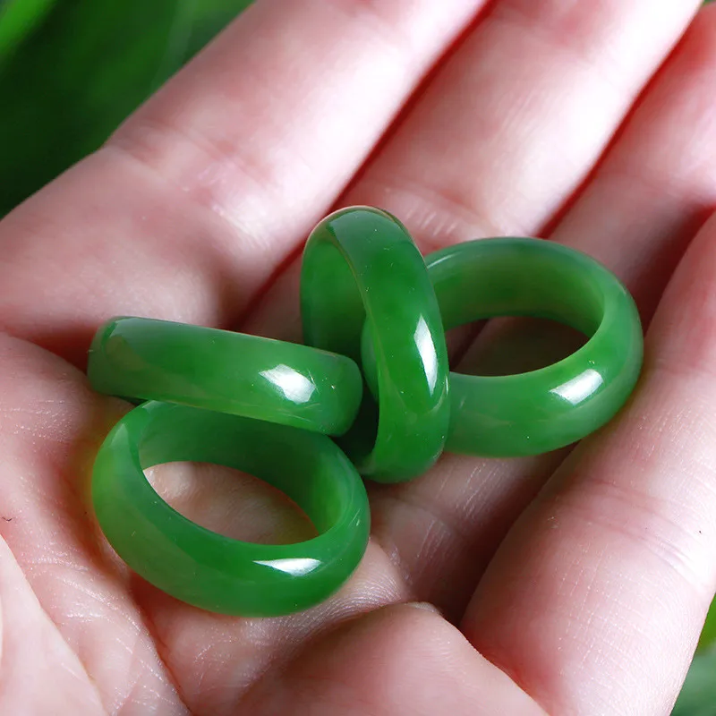 Men'S Fashion For Wedding - Anillo de Jade de Hetian verde