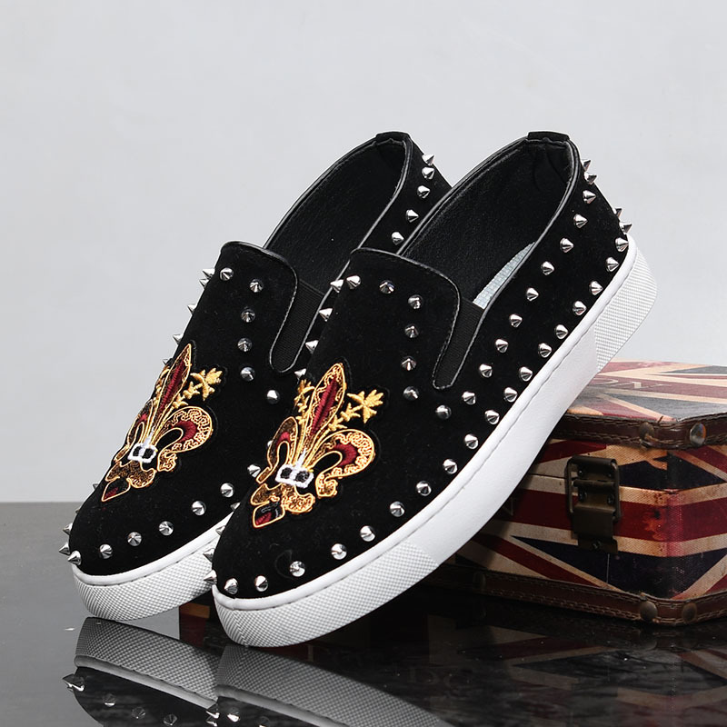 Zapatos Mocasines Negros Rivet - Suede Loafers Men reseña y precio