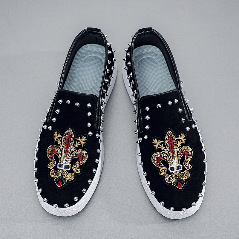 Zapatos Mocasines Negros Rivet - Suede Loafers Men reseña y precio