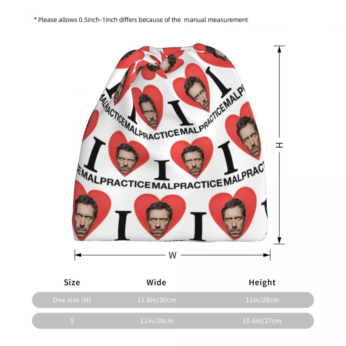 House MD Malpractice Enthusias - Beanie Winter Hat reseña y precio