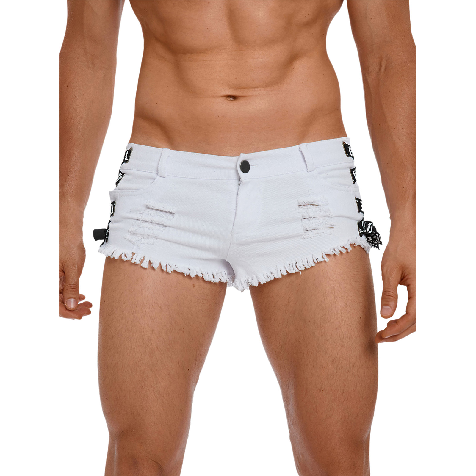 Pantalones cortos de mezclilla - Skinny Jeans Ripped reseña y precio