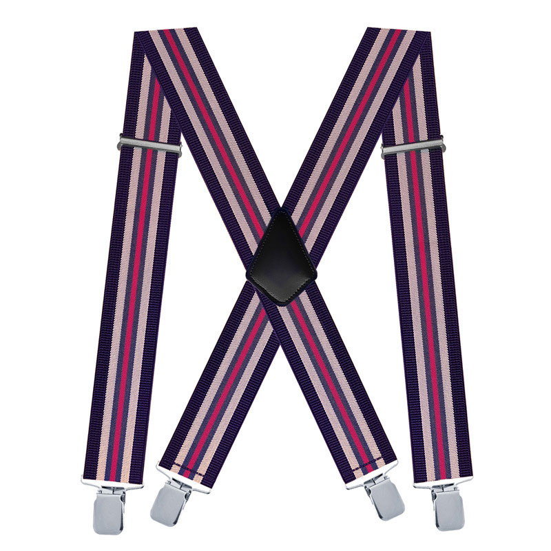 Tirantes de hombre a rayas con - Suspenders Clip Men reseña y precio