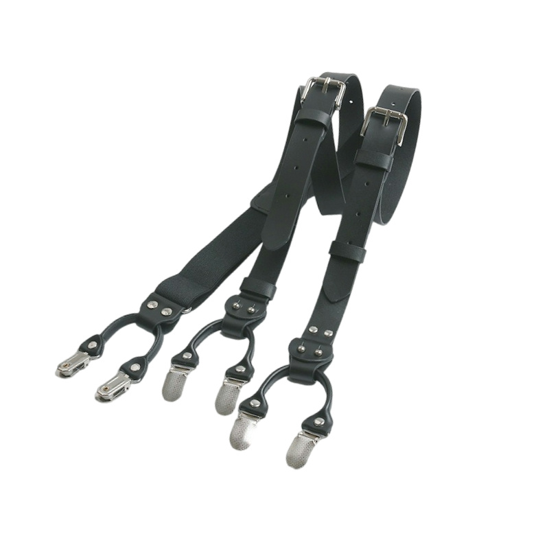 Tirantes elásticos de cuero de - Suspenders Clip Men reseña y precio