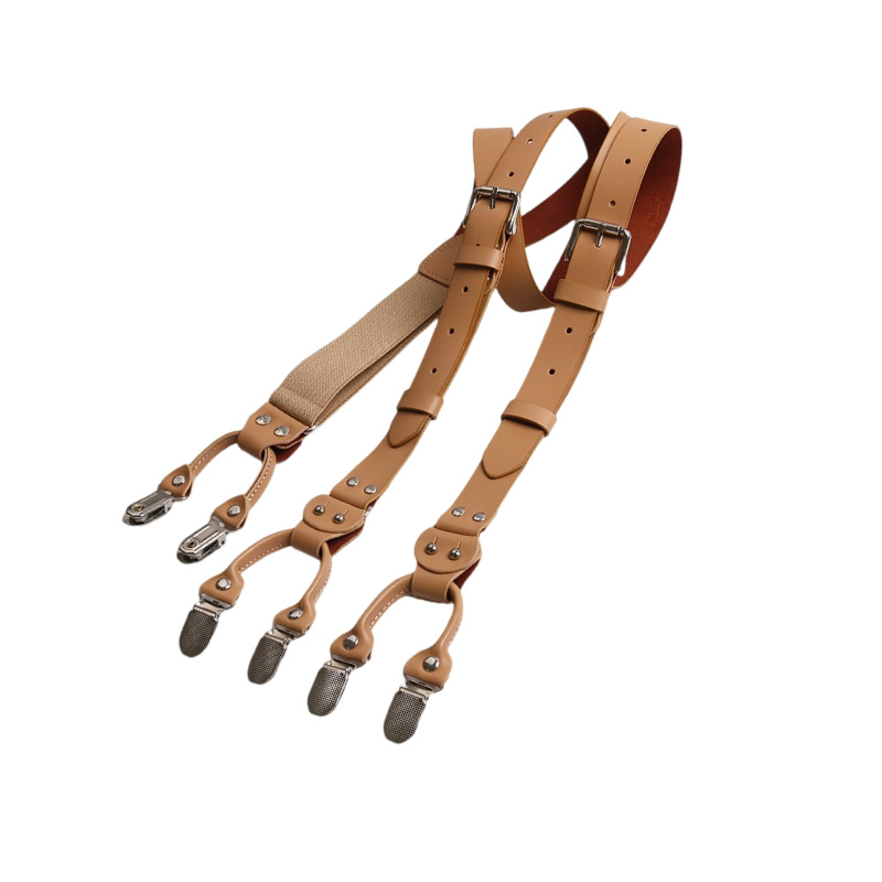 Tirantes elásticos de cuero de - Suspenders Clip Men reseña y precio