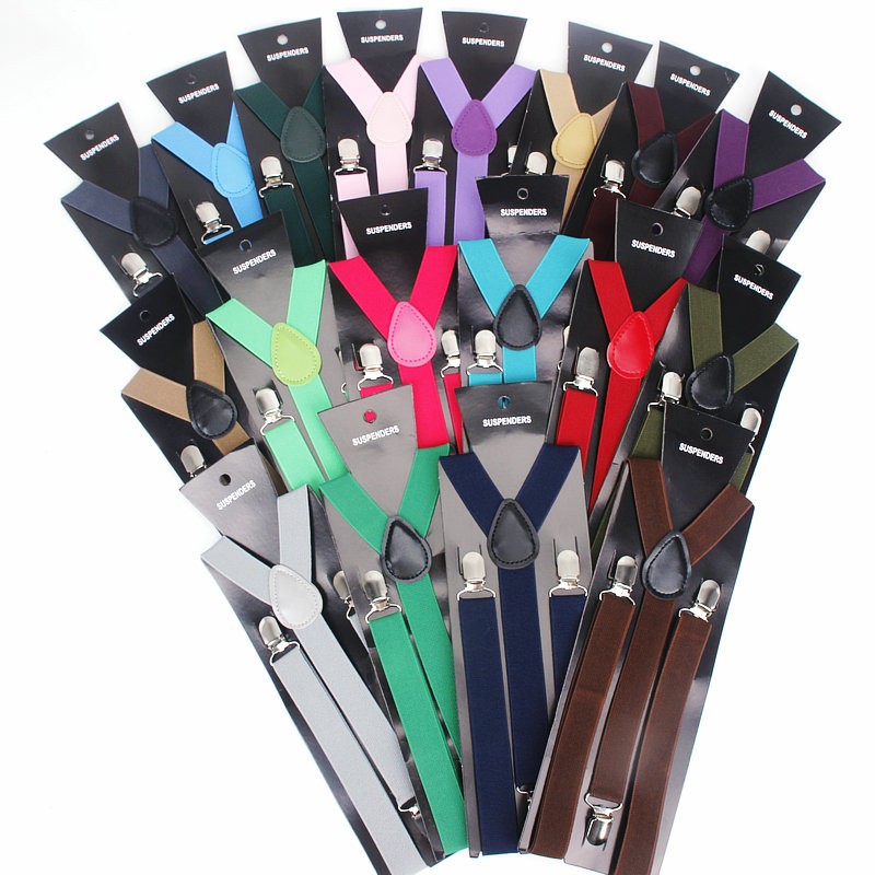 Tirantes elásticos de cuero pa - Suspenders Clip Men reseña y precio