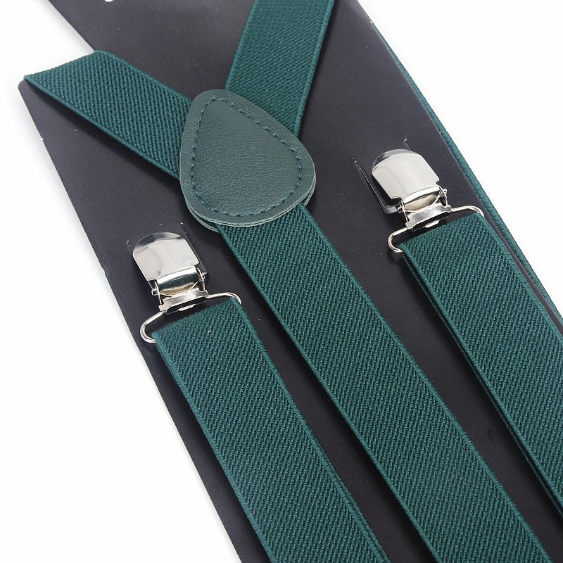 Tirantes elásticos de cuero pa - Suspenders Clip Men reseña y precio