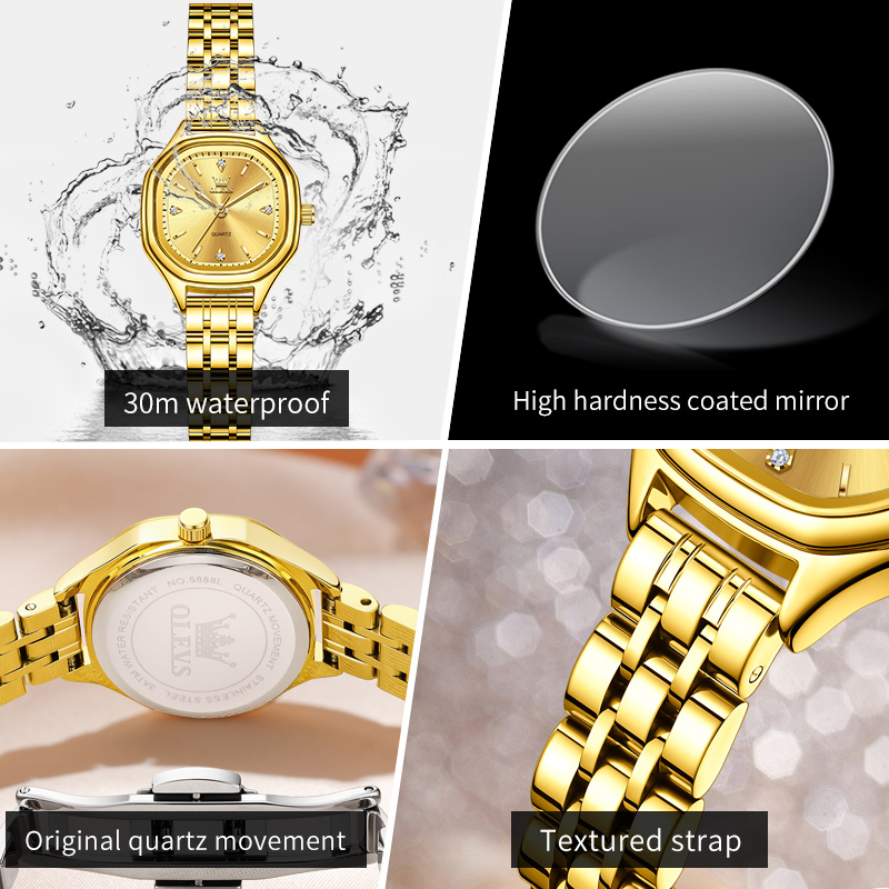 OLEVS 5888 relojes de mujer do - Men Fashion Elegant reseña y precio