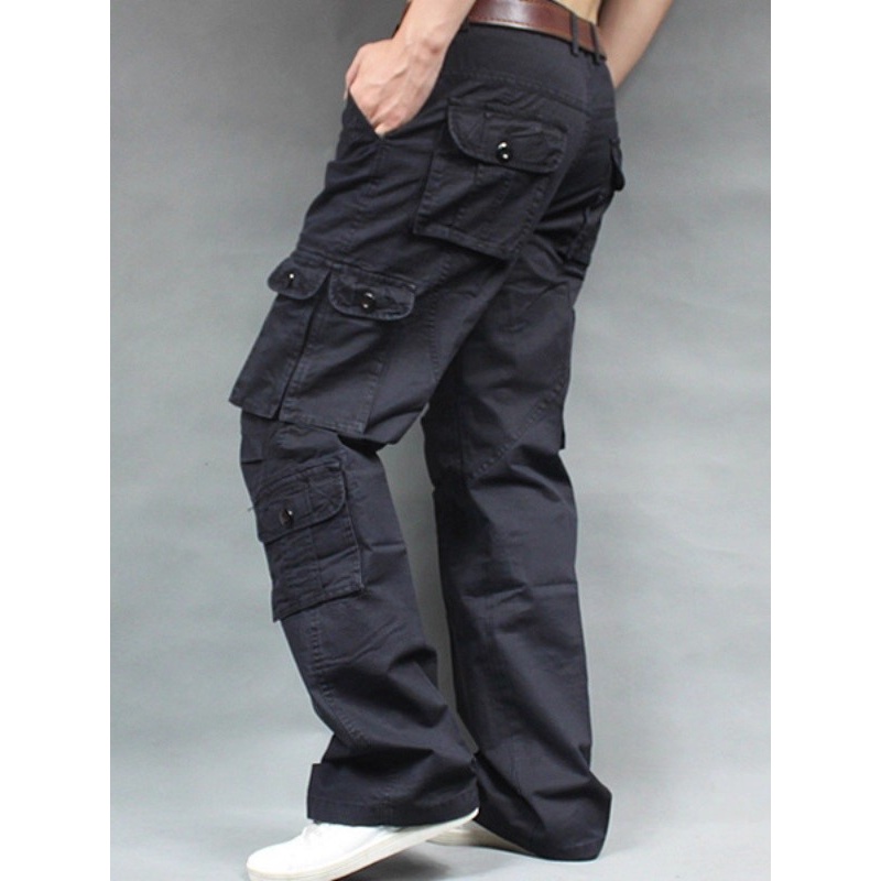 Pantalones Cargo Casuales de M - Men'S Fashion Khaki Pants reseña y precio