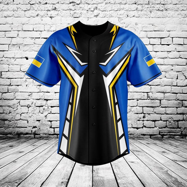 Camiseta con Botones y Gráfico - Mens Fashion Baseball Jersey reseña y precio