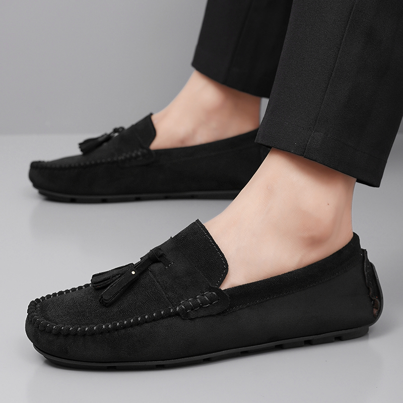 Mocasines Clásicos con Borlas  - Suede Loafers Men reseña y precio