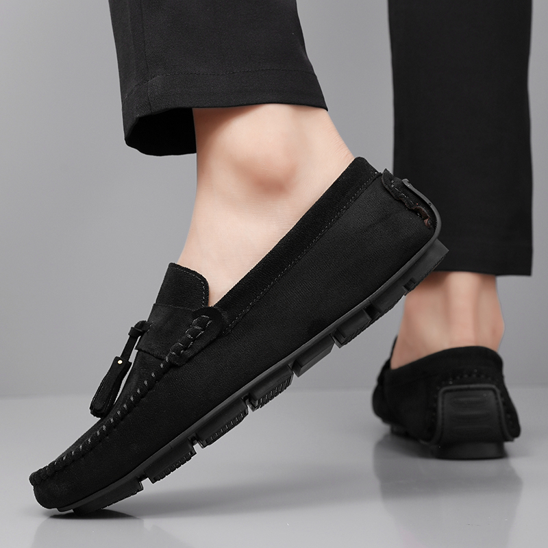 Mocasines Clásicos con Borlas  - Suede Loafers Men reseña y precio