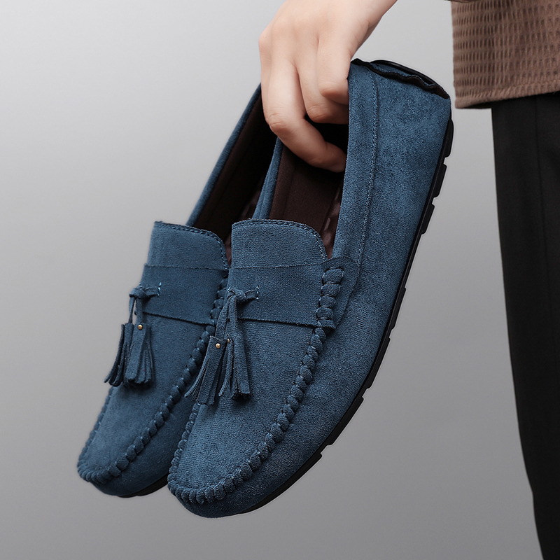 Mocasines Clásicos con Borlas  - Suede Loafers Men reseña y precio