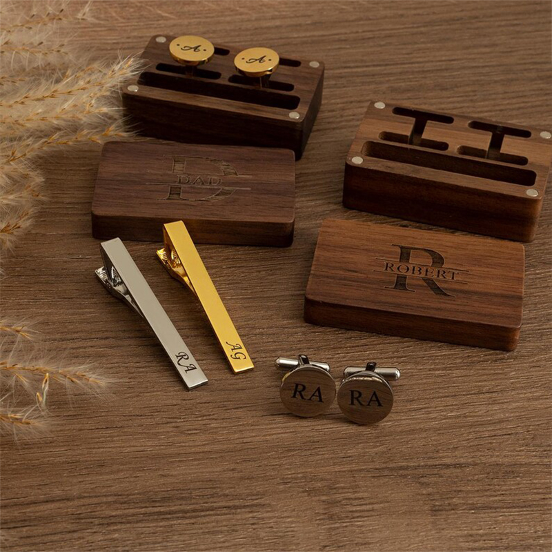 Gemelos personalizados para pa - Men'S Fashion For Wedding reseña y precio