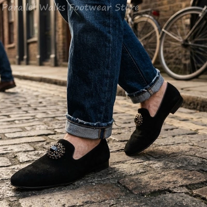 Mocasines de Gamuza para Hombr - Suede Loafers Men reseña y precio