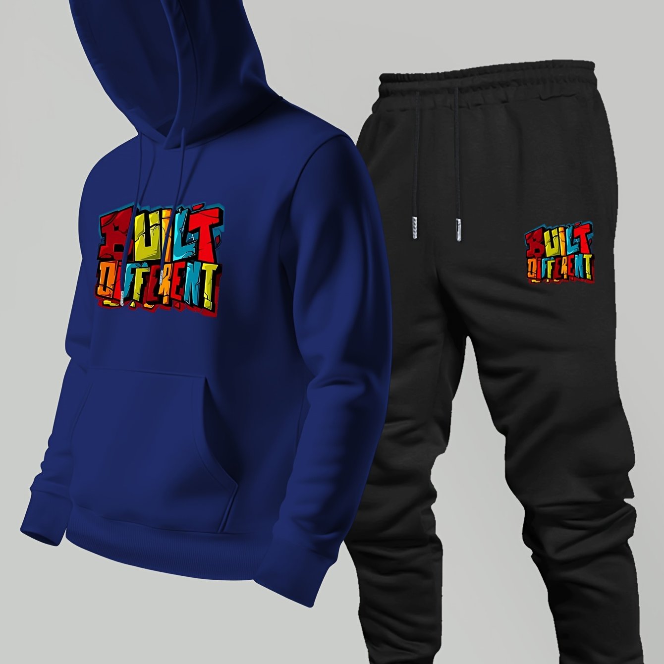 Nuevo conjunto de 2 piezas de  - Streetwear Hoodie reseña y precio