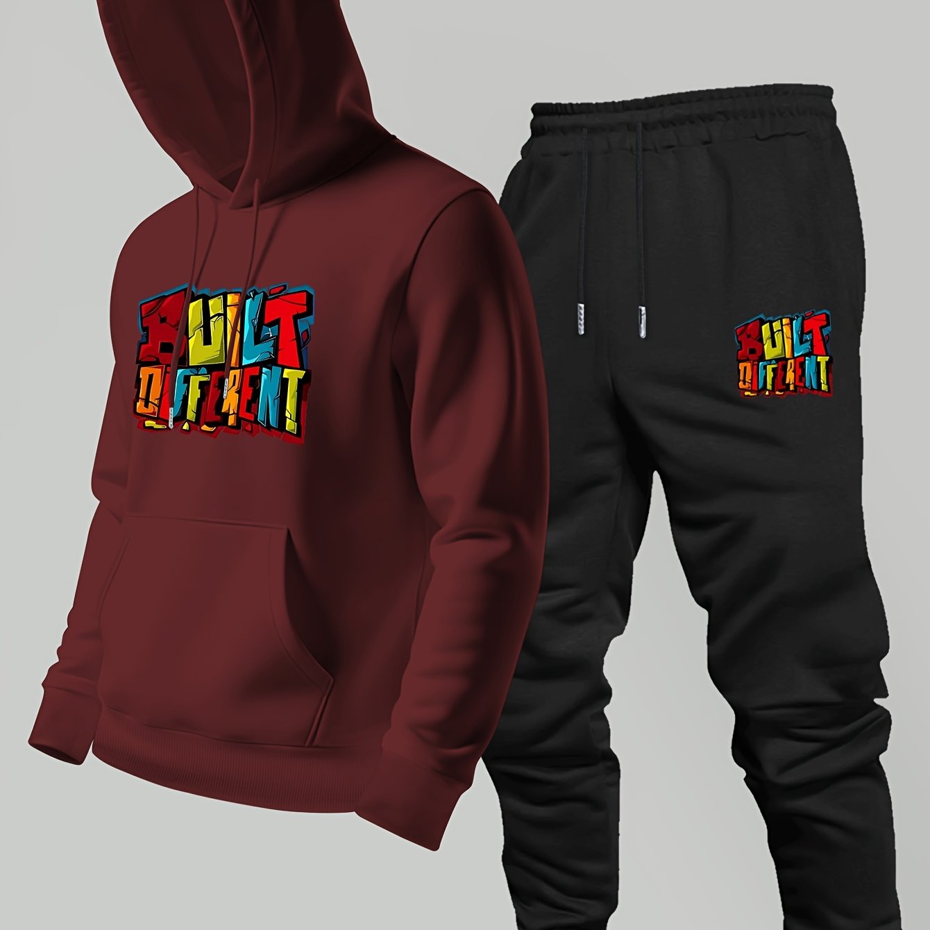 Nuevo conjunto de 2 piezas de  - Streetwear Hoodie reseña y precio