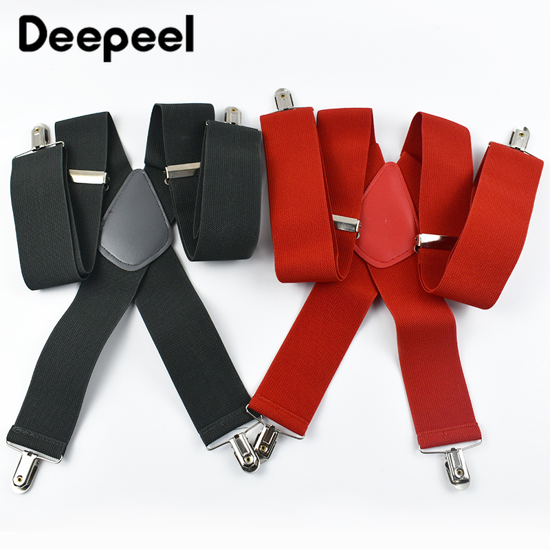 Deepeel moda 5cm de ancho tira - Suspenders Clip Men reseña y precio