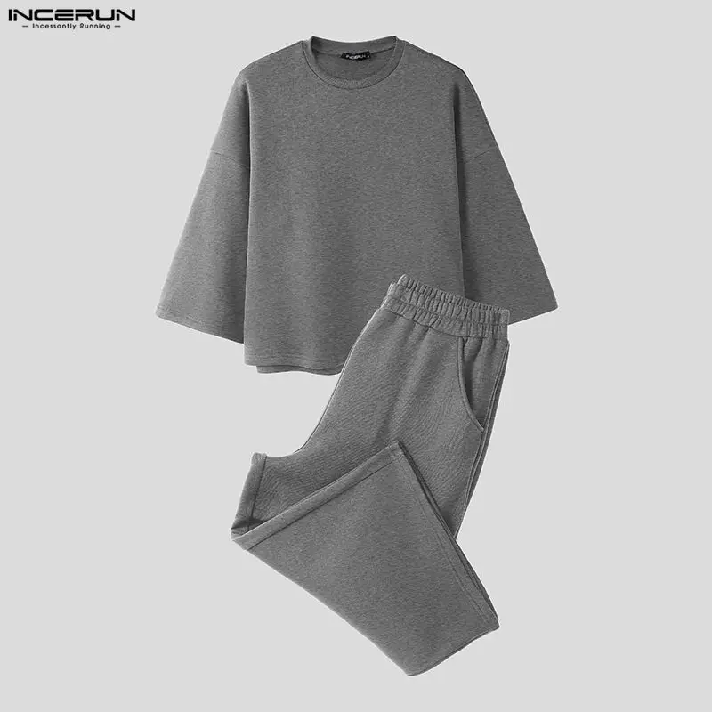 Conjuntos INCERUN para hombre, - Streetwear Hoodie reseña y precio