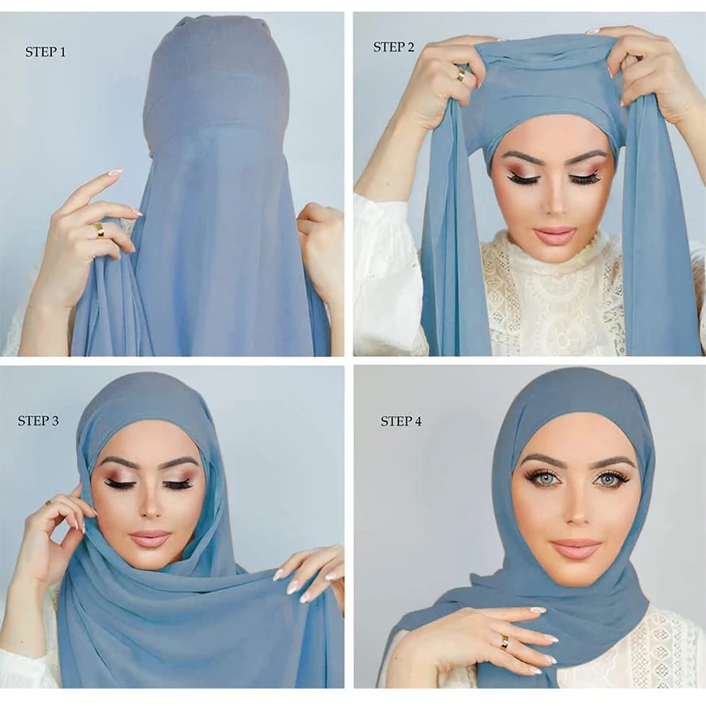 Hijab musulmán de gasa con gor - Beanie Winter Hat reseña y precio