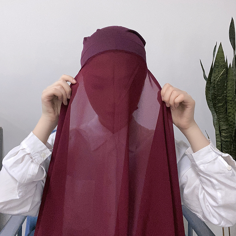 Hijab musulmán de gasa con gor - Beanie Winter Hat reseña y precio