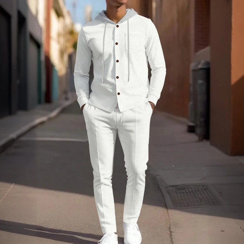 Conjunto de Dos Piezas para Ho - Knitted Cardigan Men reseña y precio