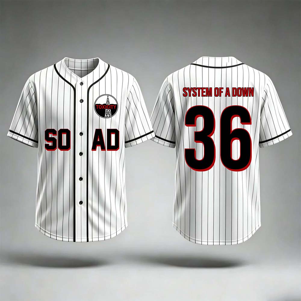 Camiseta de Béisbol System of  - Mens Fashion Baseball Jersey reseña y precio