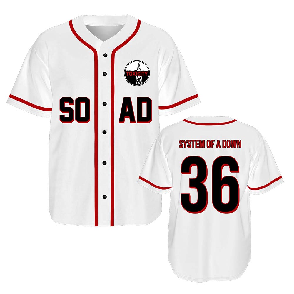Camiseta de Béisbol System of  - Mens Fashion Baseball Jersey reseña y precio