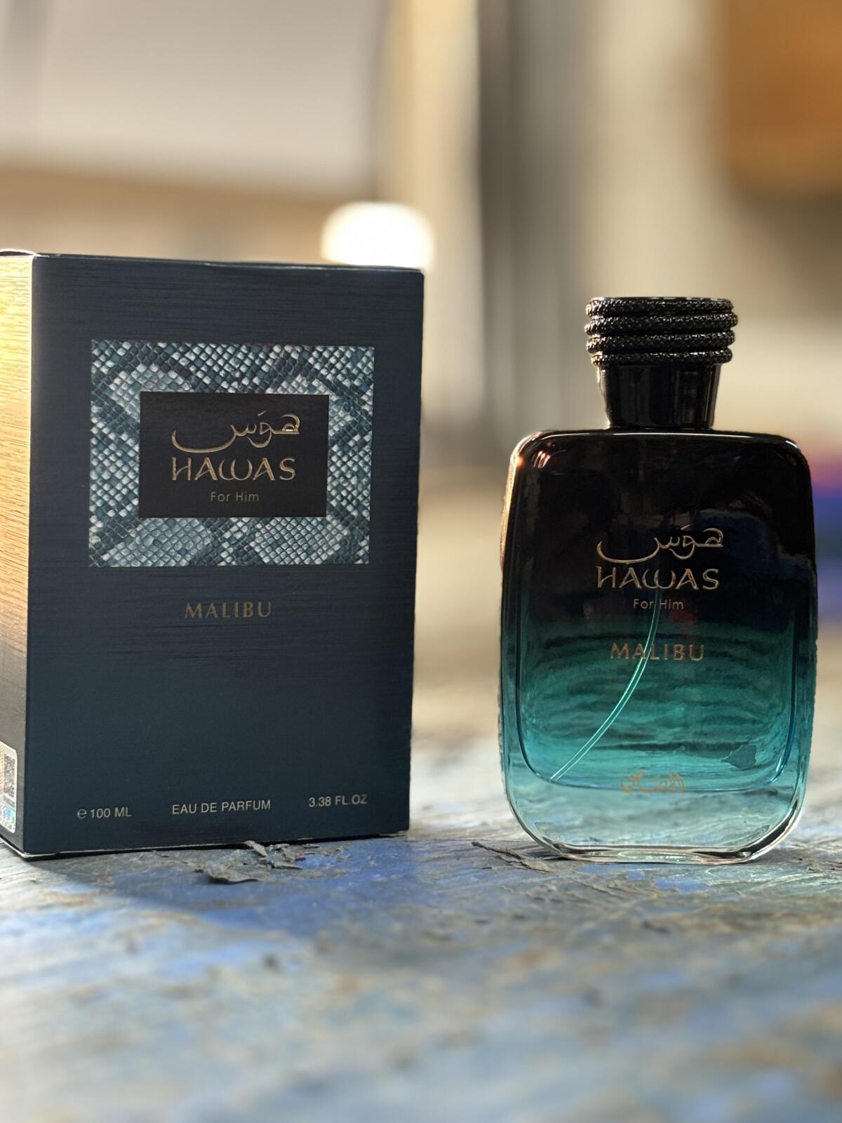 Rasasi Hawas Malibu For Him ED - Men Fashion Elegant reseña y precio