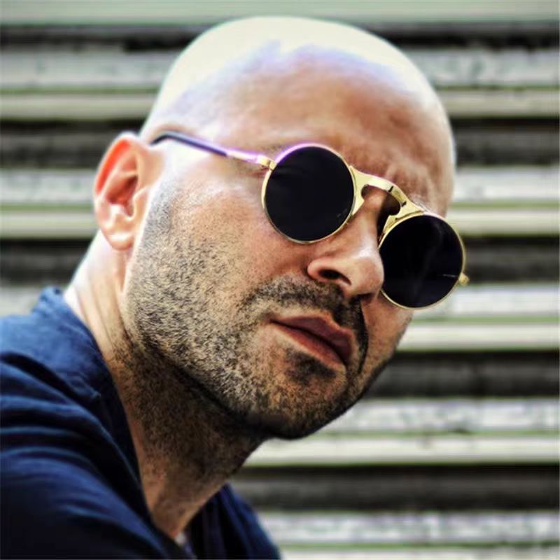 Gafas de Sol Redondas Retro St - Men'S Fashion Round Glasses reseña y precio